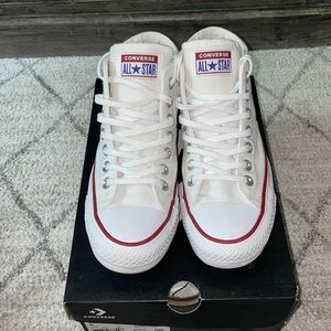 White Converse Size 6 like new
